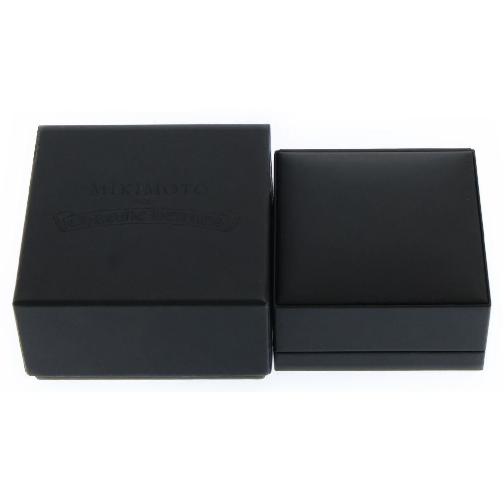 未使用:ミキモト　パール付き名刺入れ　袋付き CHROME HEARTS (クロムハーツ) ×MIKIMOTO K18WG ミキモト CH