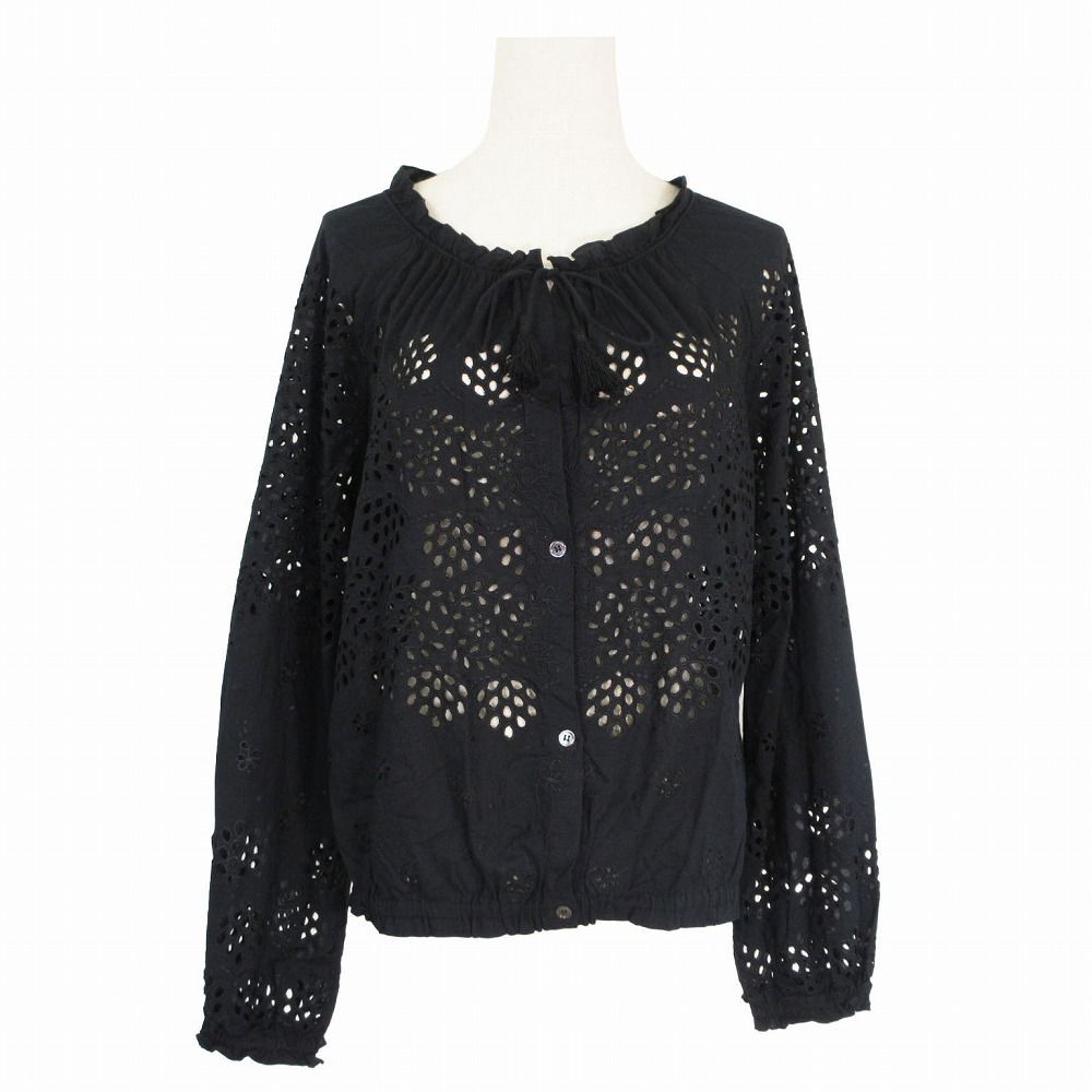 22SS セオリー Theory Ethnic Embro Ramona アイレット レース シャツ 