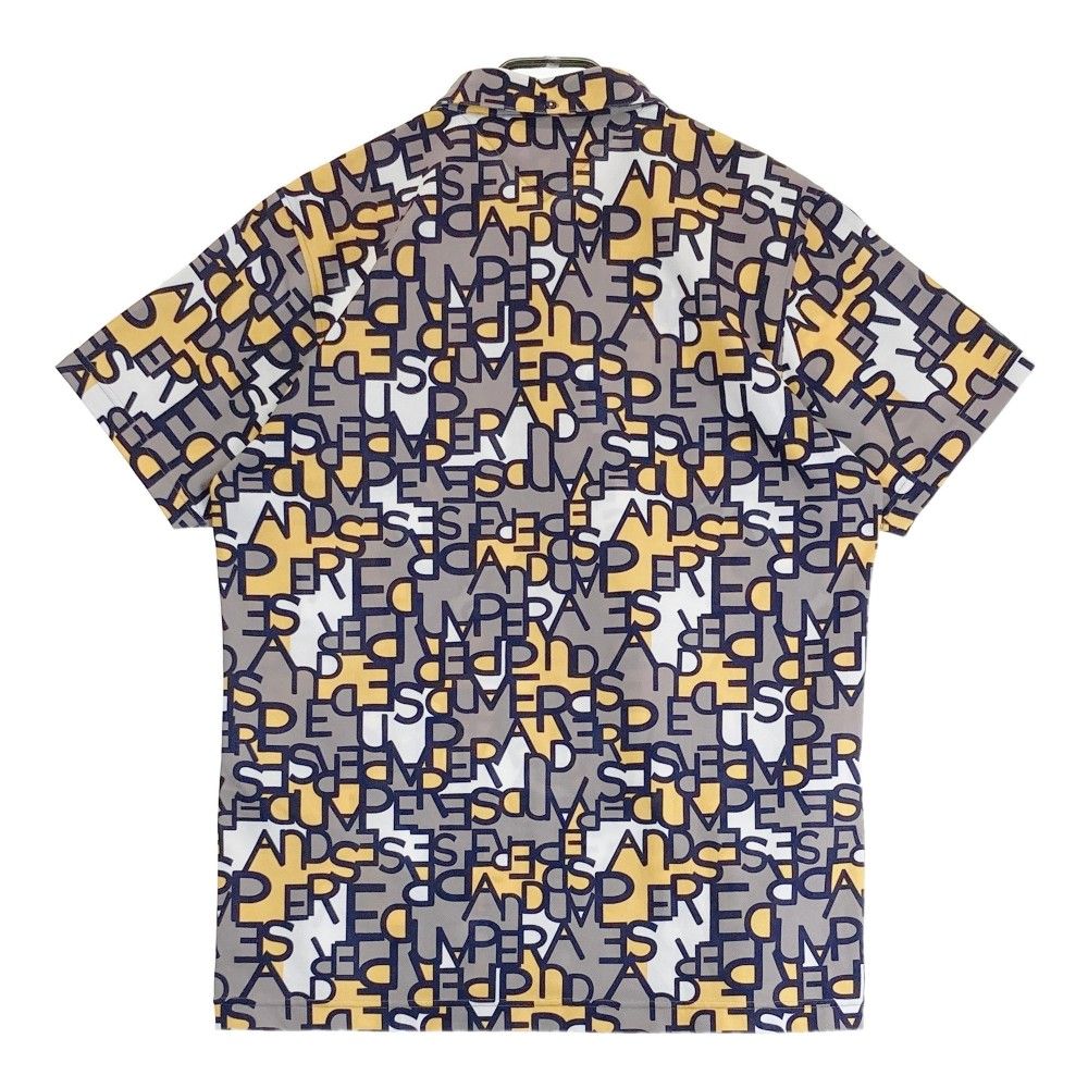 サイズ：LL AND PER SE アンパスィ 半袖ポロシャツ ボタンダウン ロゴ