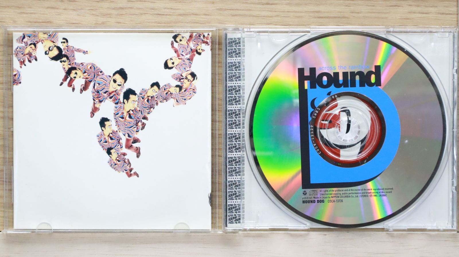 国内盤CD☆ハウンドドッグ/HOUND DOG□ ACROSS THE RAINBOW