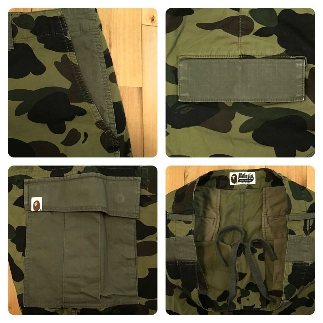 1st camo カーゴ ハーフパンツ Lサイズ a bathing ape bape ショーツ