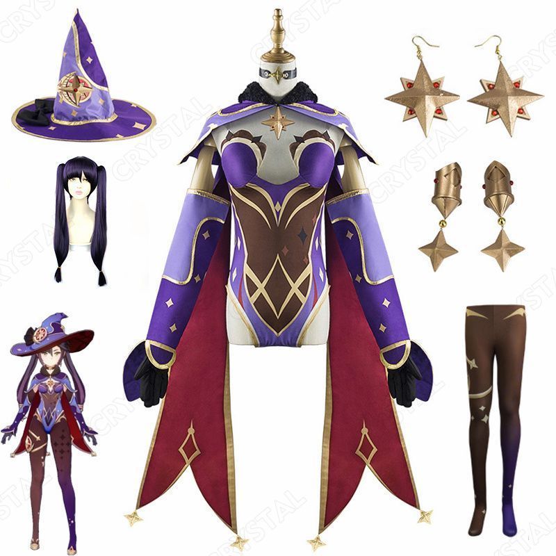 原神 アストローギスト モナ メギストス モナ コスプレ衣装 ウイッグ付き 原神 キャラ衣装 げんしん ヒロイン Astrologist Mona Megistus コスプレ衣装 コスチューム ハロウィン クリスマス 制服 大人 子供 cosplay イベント