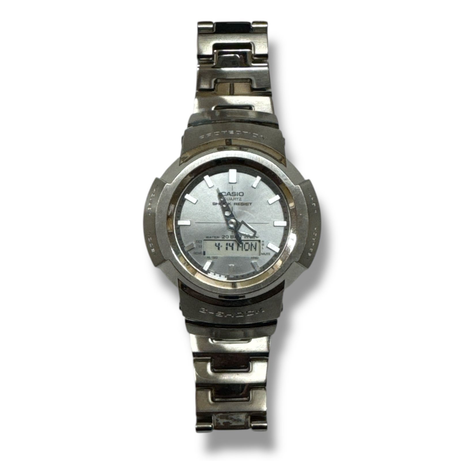 参考上代66000円 CASIO G-SHOCK AWM-500D アナログ・デジタル ソーラー 