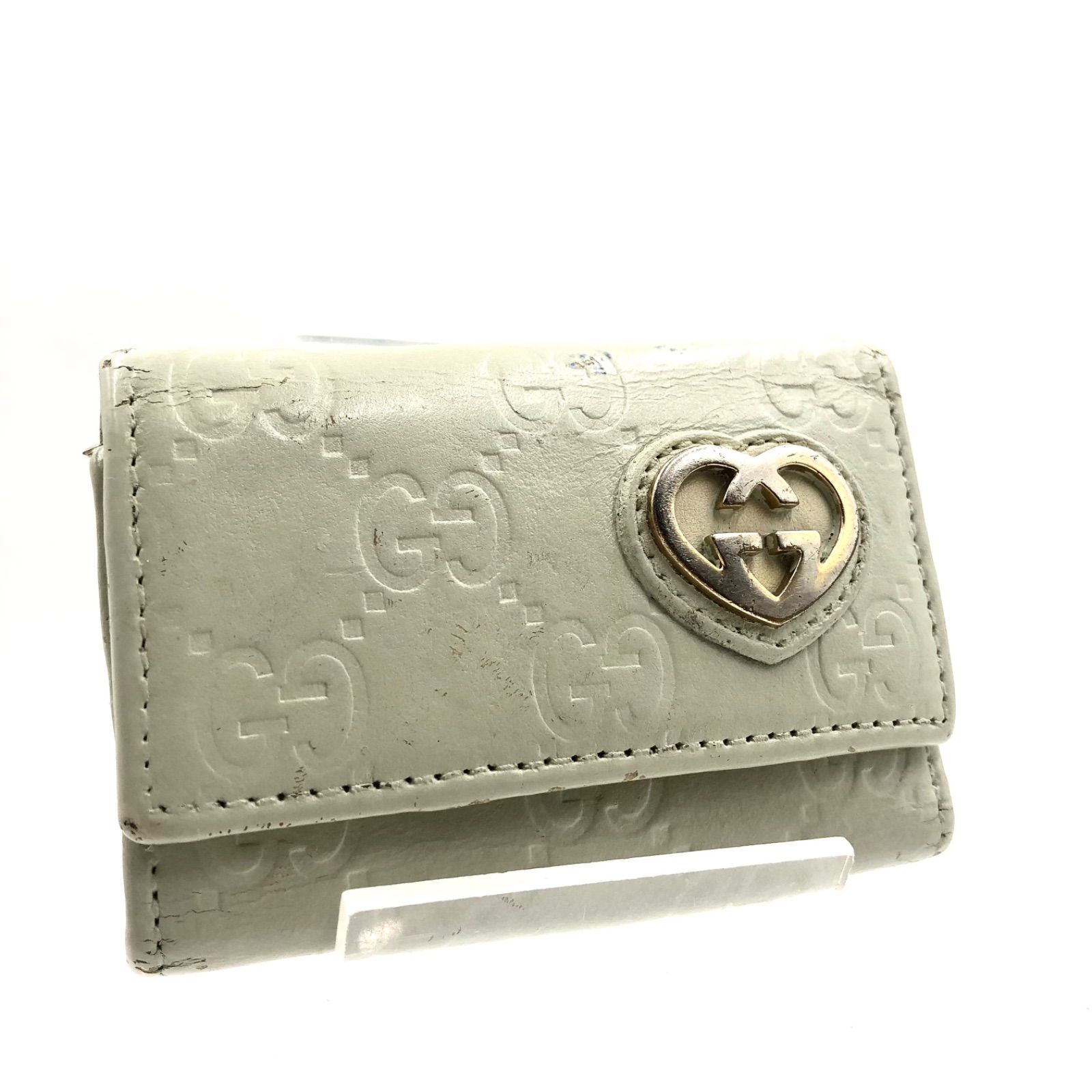 GUCCI グッチ グッチシマ 6連キーケース ハートシェイプインター