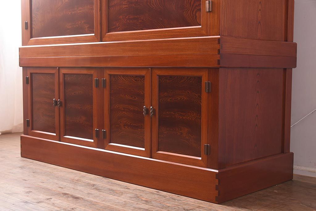 IDC 大塚家具 松創 匠 道具タンス 総欅 漆塗り R-041890