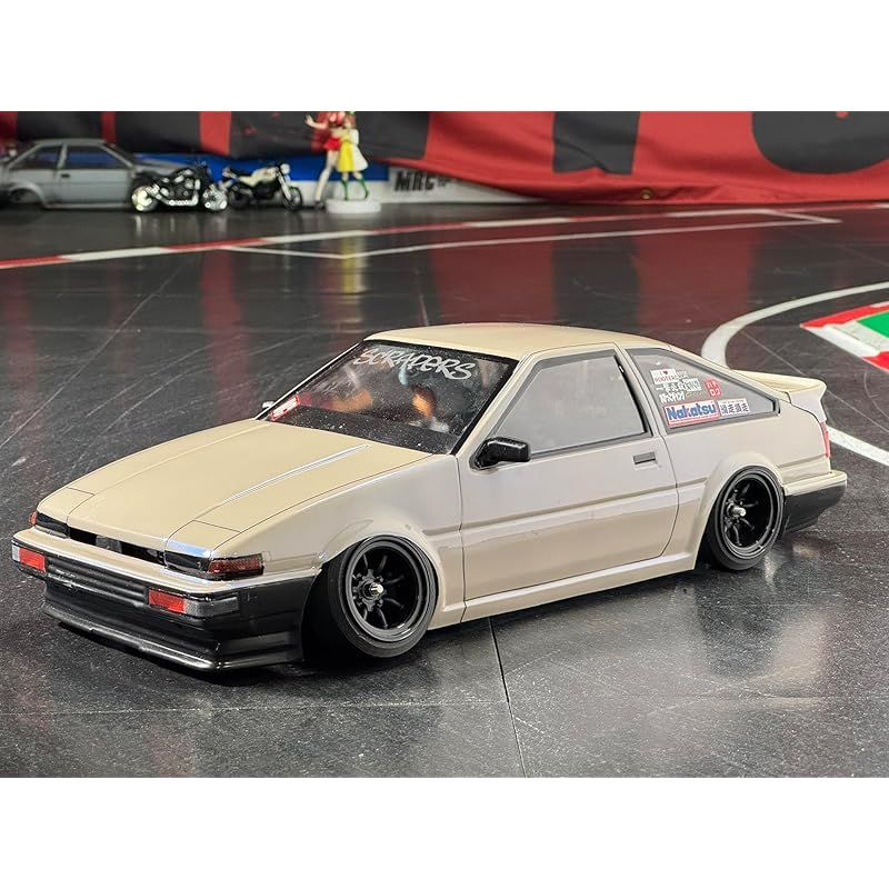 1/10 AE86 トレノ Mシャーシ用 ボディ未塗装 1 - メルカリ