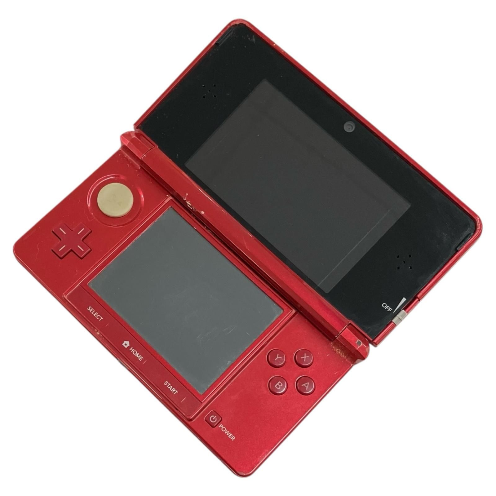 現状品 Nintendo 任天堂 ニンテンドー3DS CTR-001 レッド - メルカリ