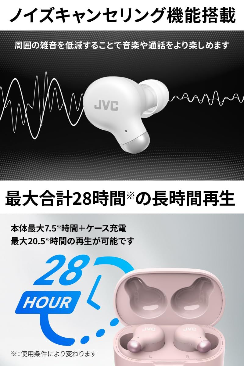 JVCケンウッド JVC HA-Z251T-B ワイヤレスイヤホン 販売済み Bluetooth