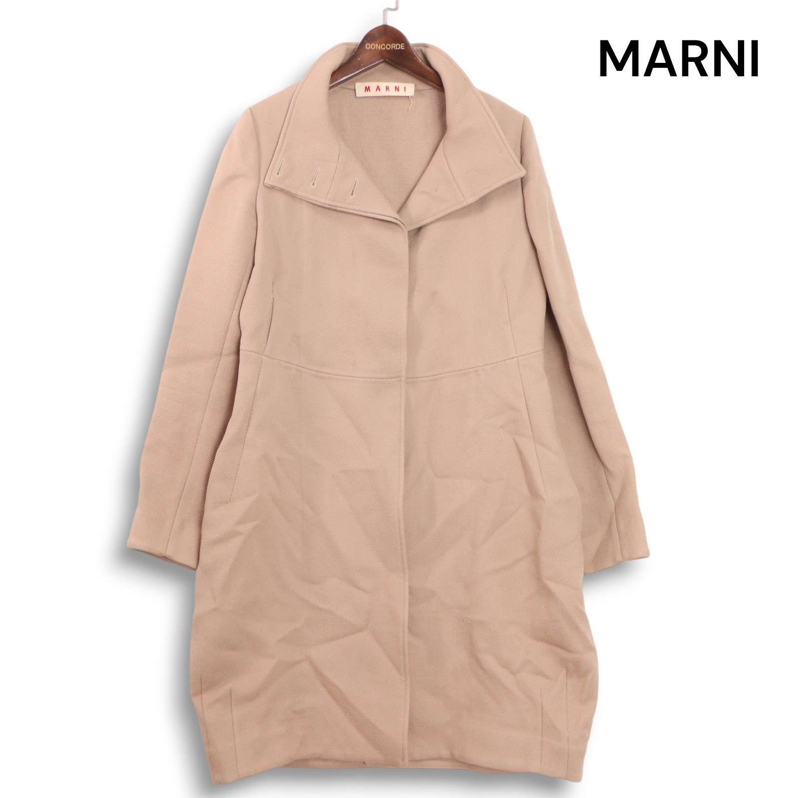 イタリア製☆ MARNI マルニ 秋冬 ウール100％♪ スタンドカラー コート