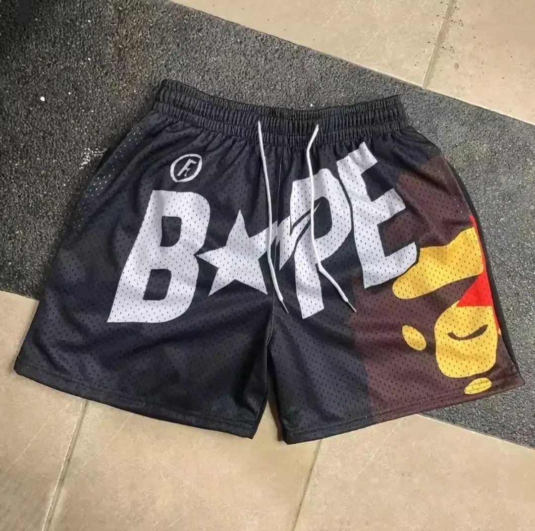 アベイシングエイプ ベイプ ロゴ ショートパンツ ブラック XSサイズ A BATHING APE アベイシングエイプ メンズ ショートパンツ