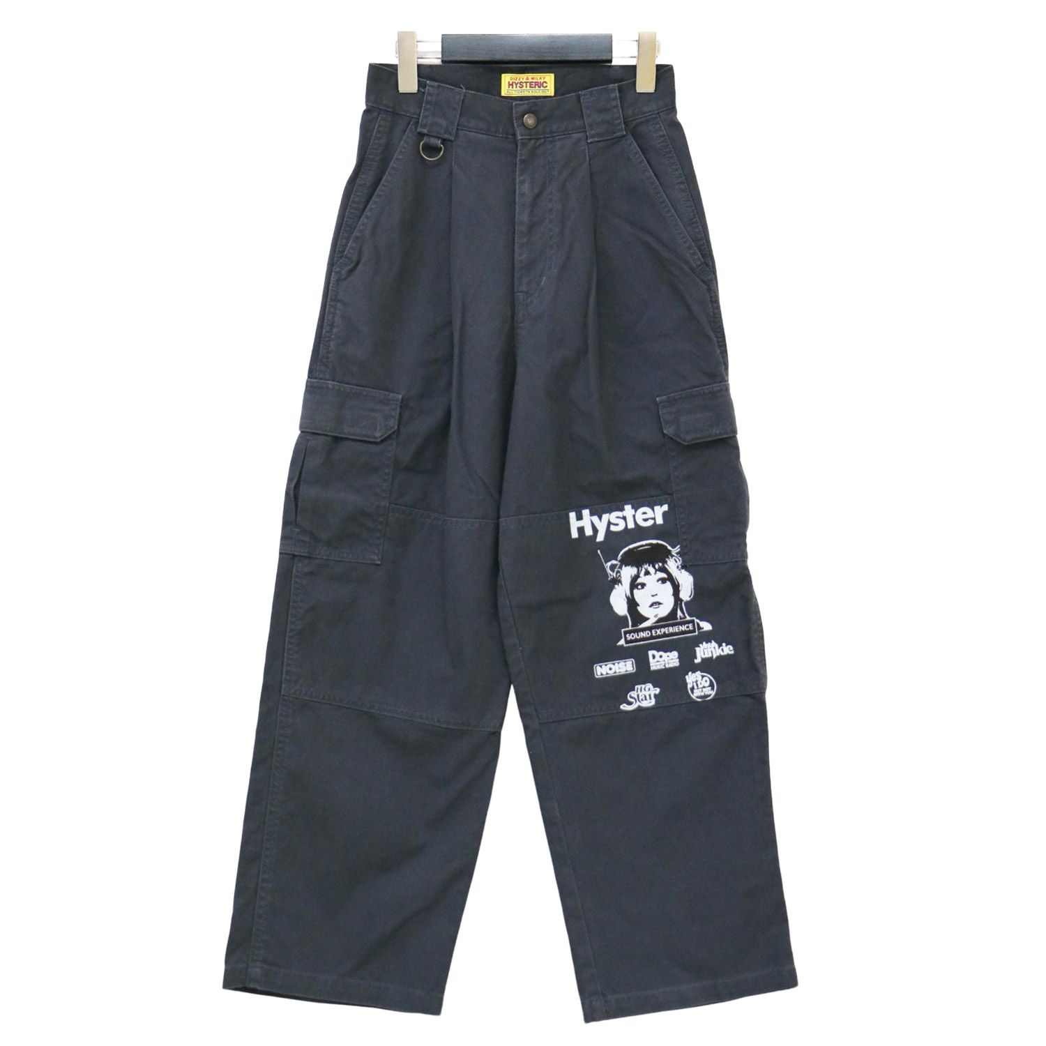 HYSTERIC GLAMOUR ヒステリックグラマー パンツ ブラック 黒 サイズ:S