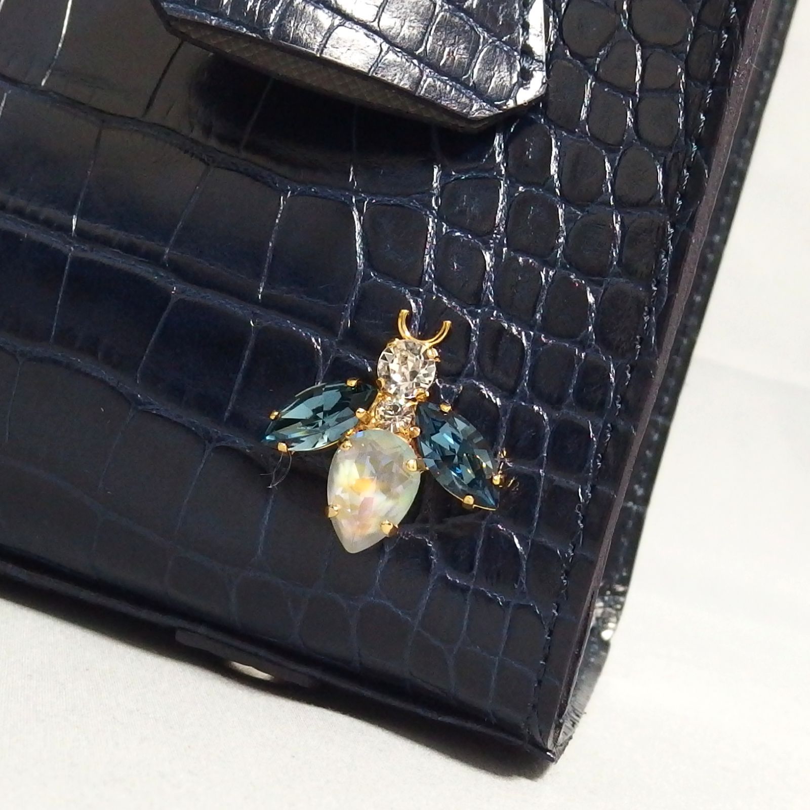 クロコダイル型押し