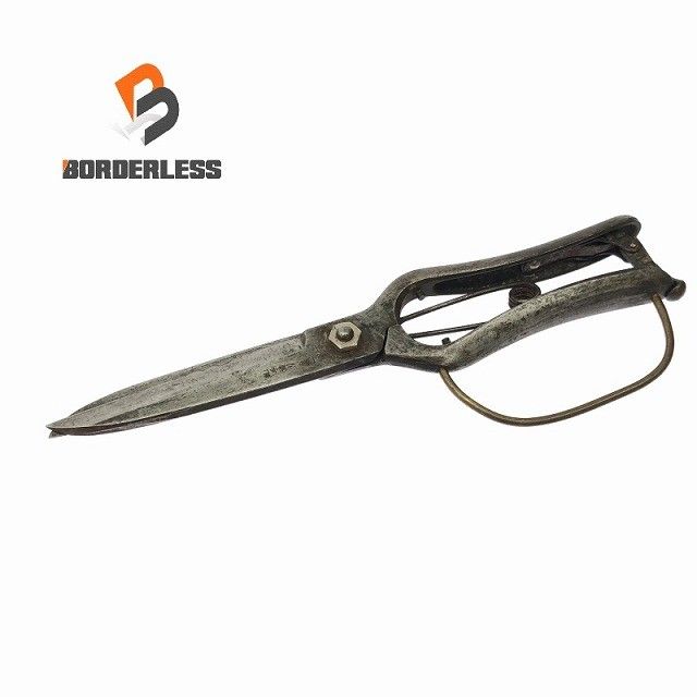 品 おの義 片手刈込鋏 ガード付 金止 全長約260mm 刃長約115mm 葉刈兼用 手造り 義一作 植木鉢 剪定鋏 園芸用 はさみ ハサミ 116400116400