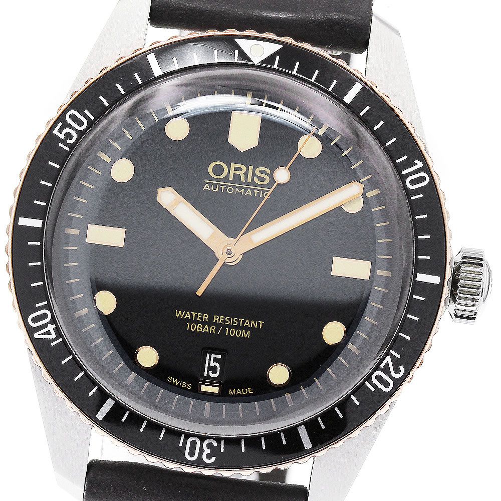 オリス ORIS 7707 ダイバーズ デイト 自動巻き メンズ箱付き_824411