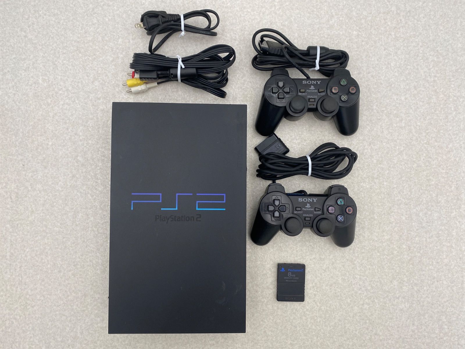PlayStation2 - PS2本体 SCPH-30000ブラック 動作確認済 コントローラー付きセット cokotokyo_20210519-r10269