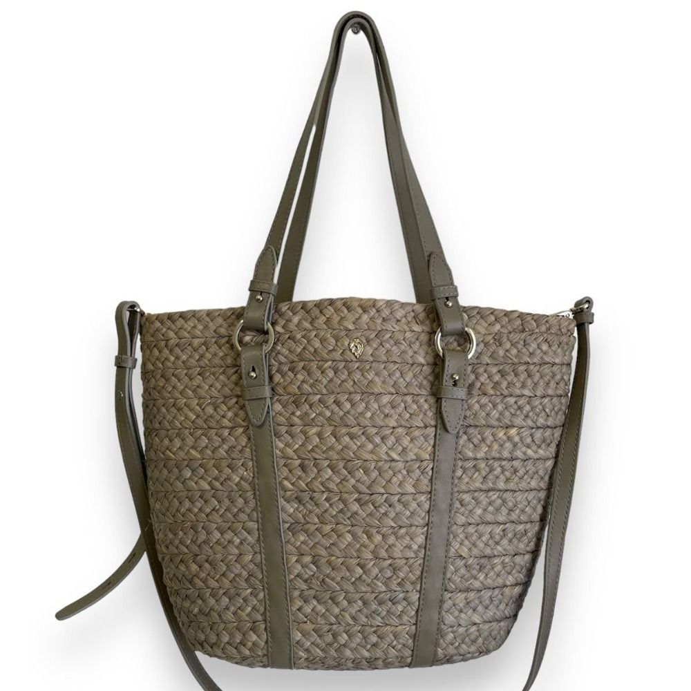 美品 HELEN KAMINSKI ヘレンカミンスキー Pinimil M BRIDLE ラフィア 