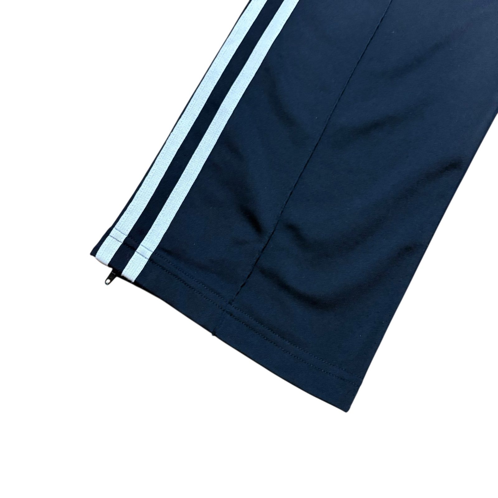 古着 adidas アディダス トラックパンツ 3ライン 刺繍 トレフォイル