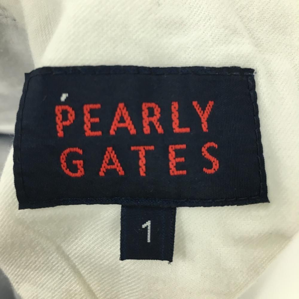 パーリーゲイツ キュロットスカート ライトブルー ロゴ刺しゅう