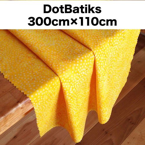 u003c300cmu003eサフランイエロー SAFFRON YELLOW DotBatiks（ドットバティック）