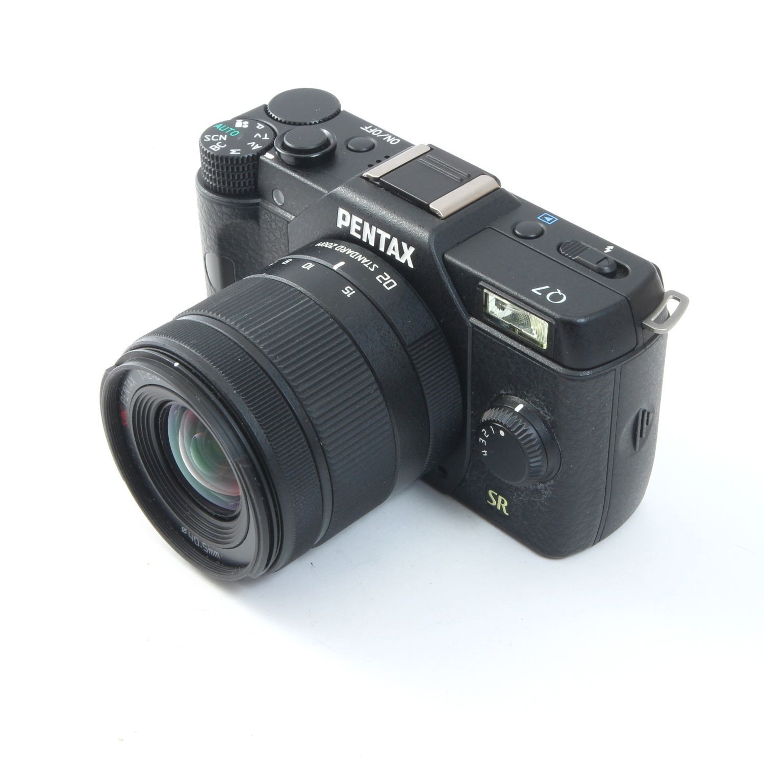 シャッター数1250回 PENTAX ペンタックス Q7 ブラック SMC PENTAX 5-15mm F2.8-4.5 ED AL IF レンズセット