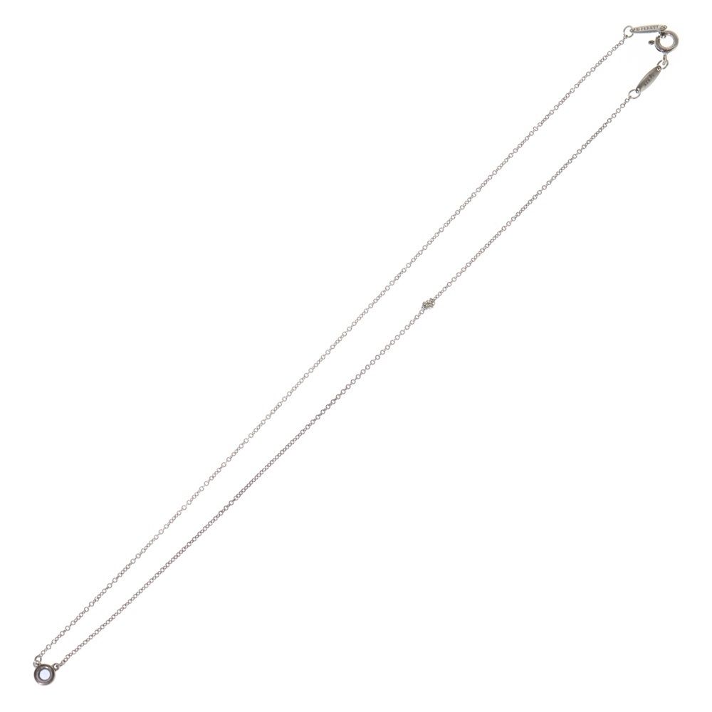 TIFFANY-Co ティファニー エルサペレッティ バイザヤード アクアマリン チェーンネックレス シルバー