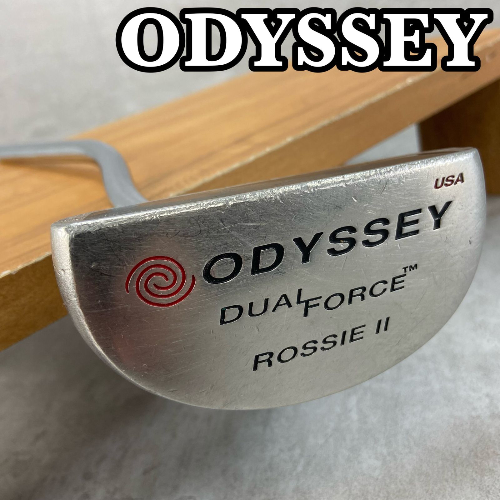 【レフティ】ODYSSEY DUAL FORCE ROSSIEⅡ パター 左利き レフティ】ODYSSEY DUAL FORCE ROSSIEⅡ パター 左利き