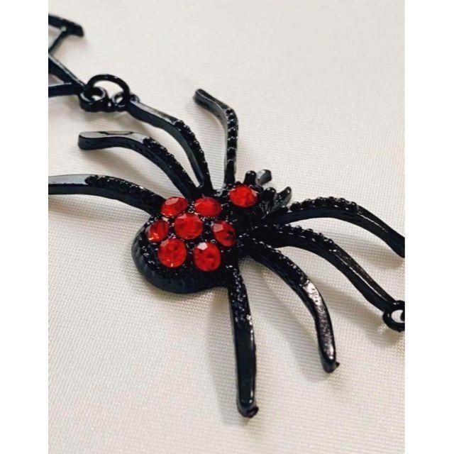 ペンダント スパイダー ネックレス チョーカー 蜘蛛 クモ