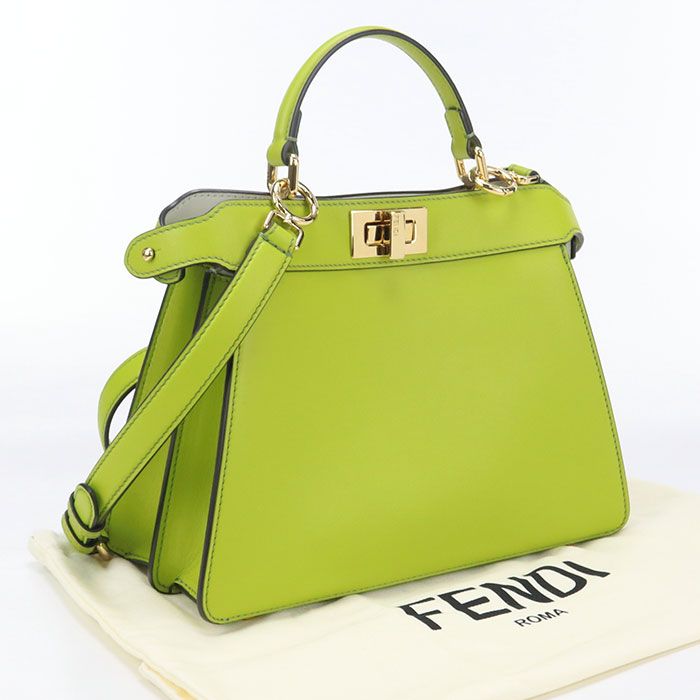 FENDI 8BN327 A6V3 F1JD4 2WAY ピーカブー GR【ランク：S】 FENDI フェンディ 2WAY ピーカブー 8BN327 A6V3 F1JD4
