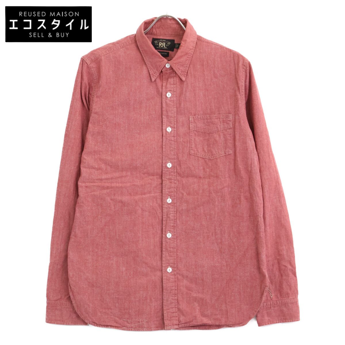 RRL ダブルアールエル ﾚｯﾄﾞ ﾛﾝｸﾞｽﾘｰﾌﾞ ｼｬﾂ M