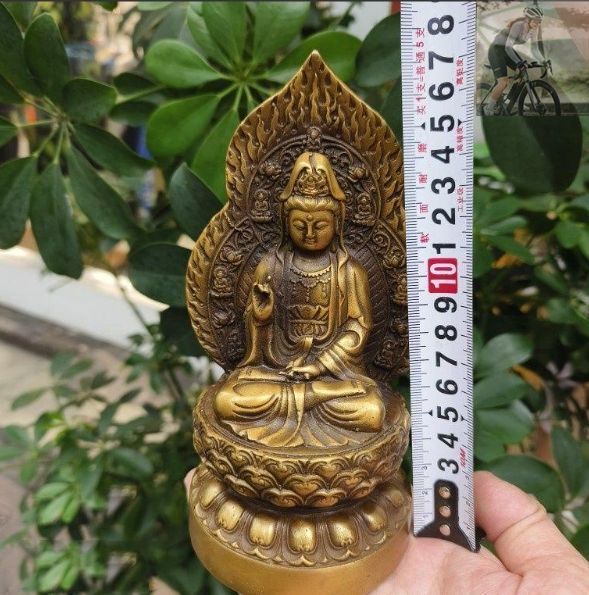 2024 地蔵 菩薩 観音 銅製 仏像 彫刻 置物 開運 風水