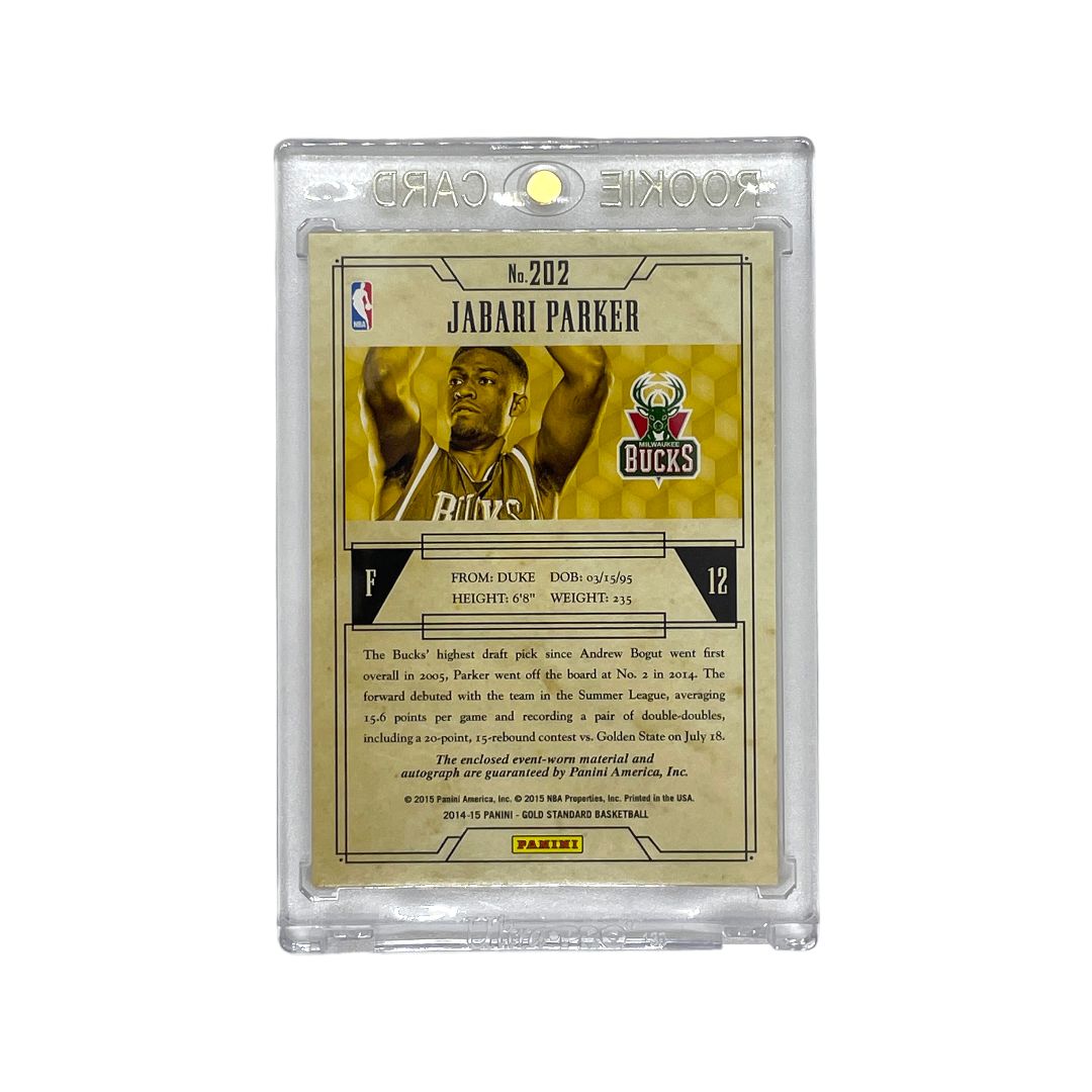 日本全国送料無料商品 特集 PANINI NBAカード GOLD STANDARD JABARI PARKER 20/25 #202 送料 シングルカード