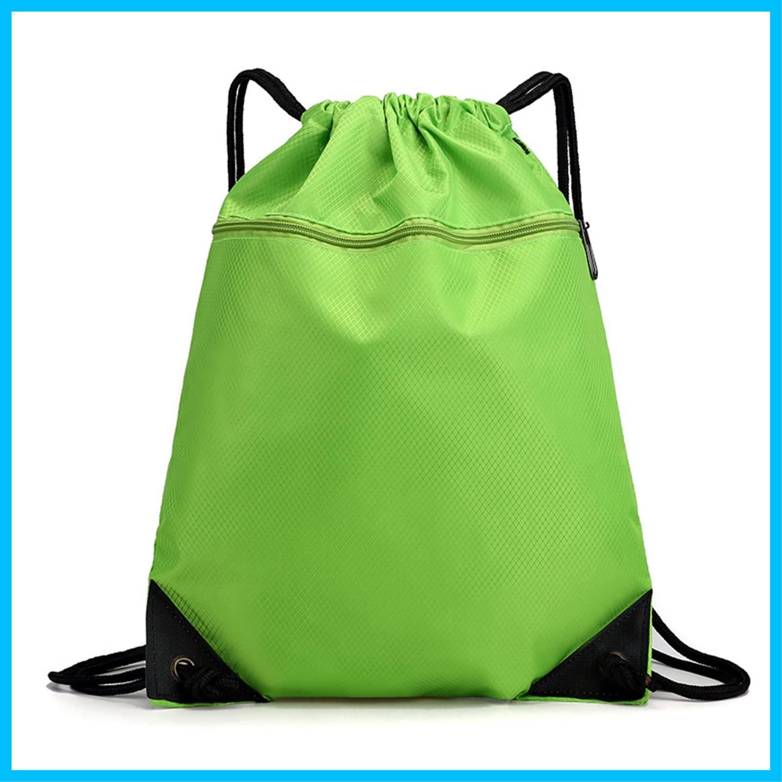 ILIUEND] 可愛い チワワ 犬柄 ジムサック 質素 ナップサック 巾着 シューズ収納 防水 軽量 水泳 部活 運動