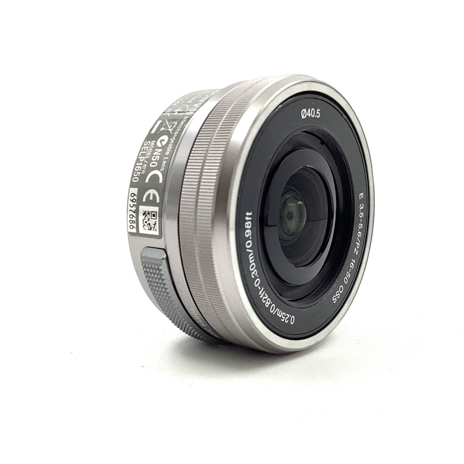 動作確認済み SONY SELP1650 シルバー16-50 OSS レンズ Sony E PZ 16-50mm F3.5-5.6 OSS SELP1650 [シルバー] 動作確認