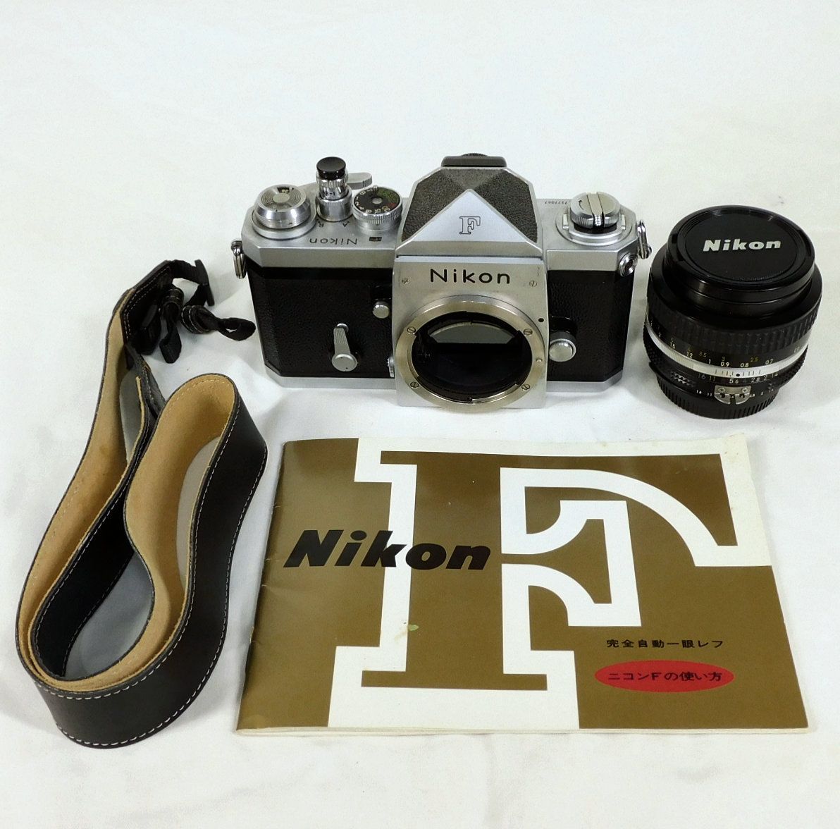 伝説の一眼レフ◇Nikon F◇NIKKOR 50mm 1:1.4◇MF一眼レフ フィルムカメラ＆レンズセット◇動作確認済◇ - メルカリ