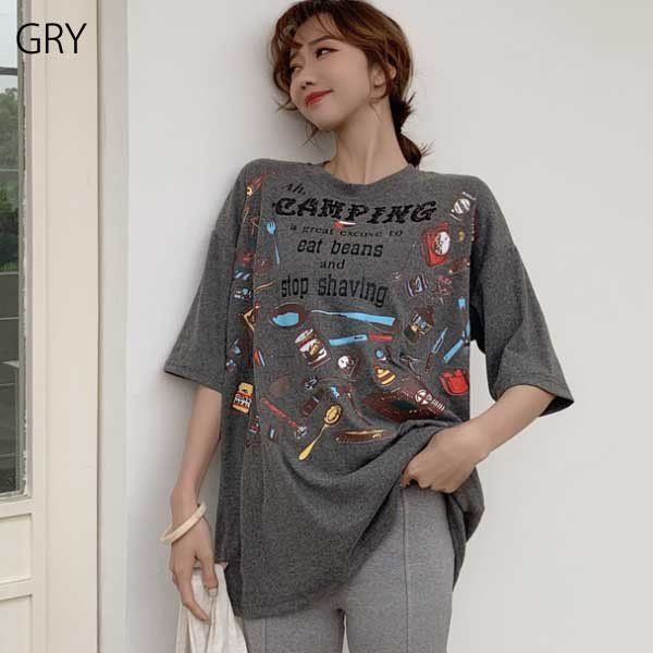 Tシャツ レディース トップス 半袖 チュニック プールオーバー