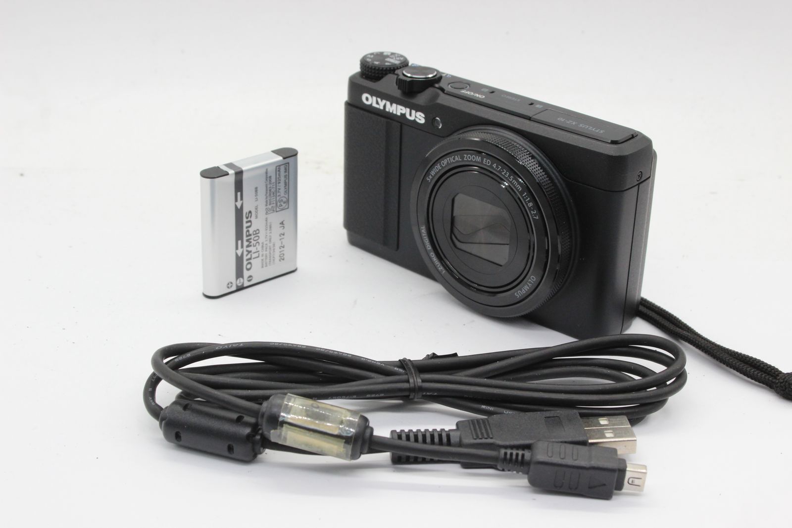 美品 返品保証】 オリンパス Olympus Stylus XZ-10 ブラック 5x Wide 