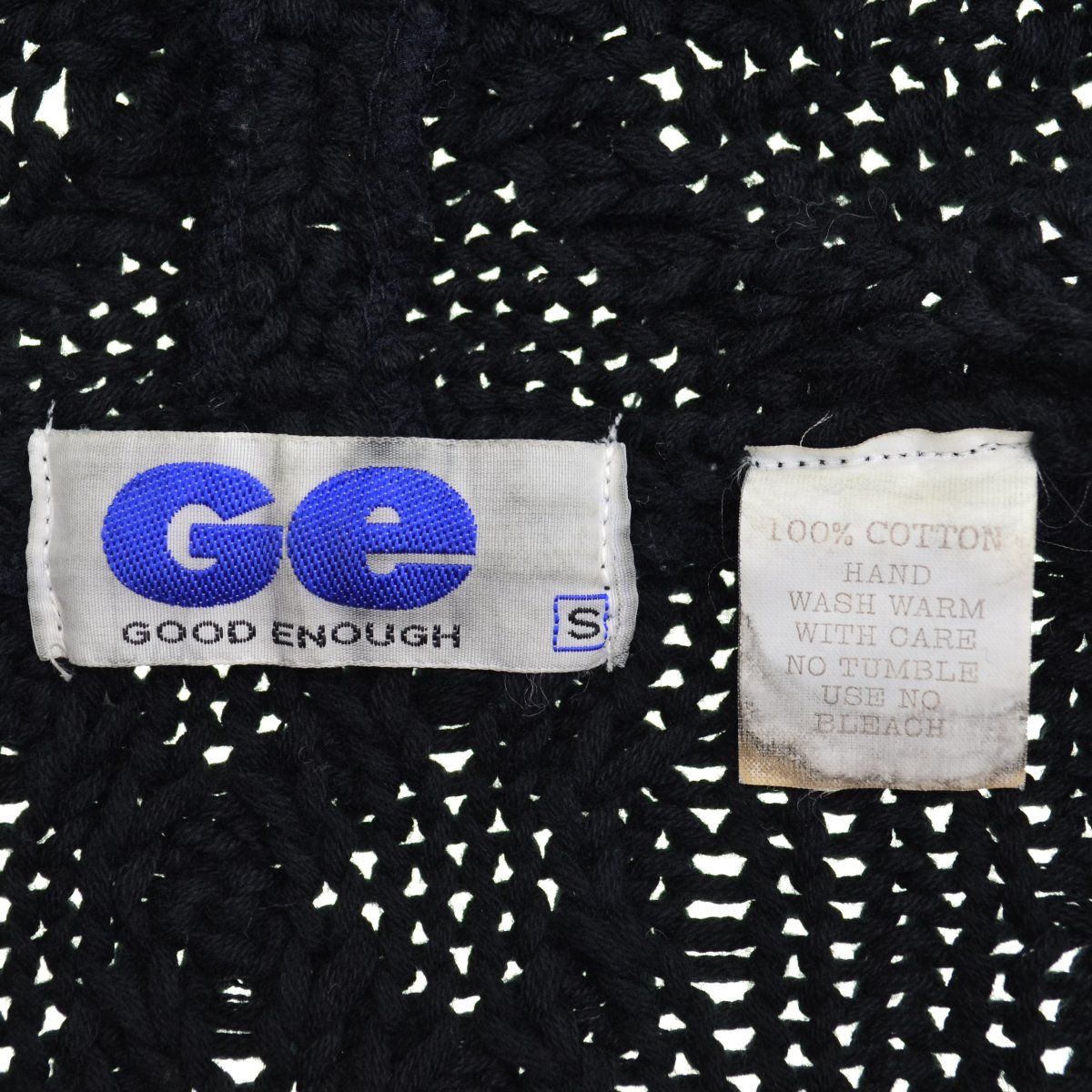 GOODENOUGH ニットパーカー ジップアップ フィッシャーマン 90s GOODENOUGH ニットパーカー ジップアップ フィッシャーマン 90s