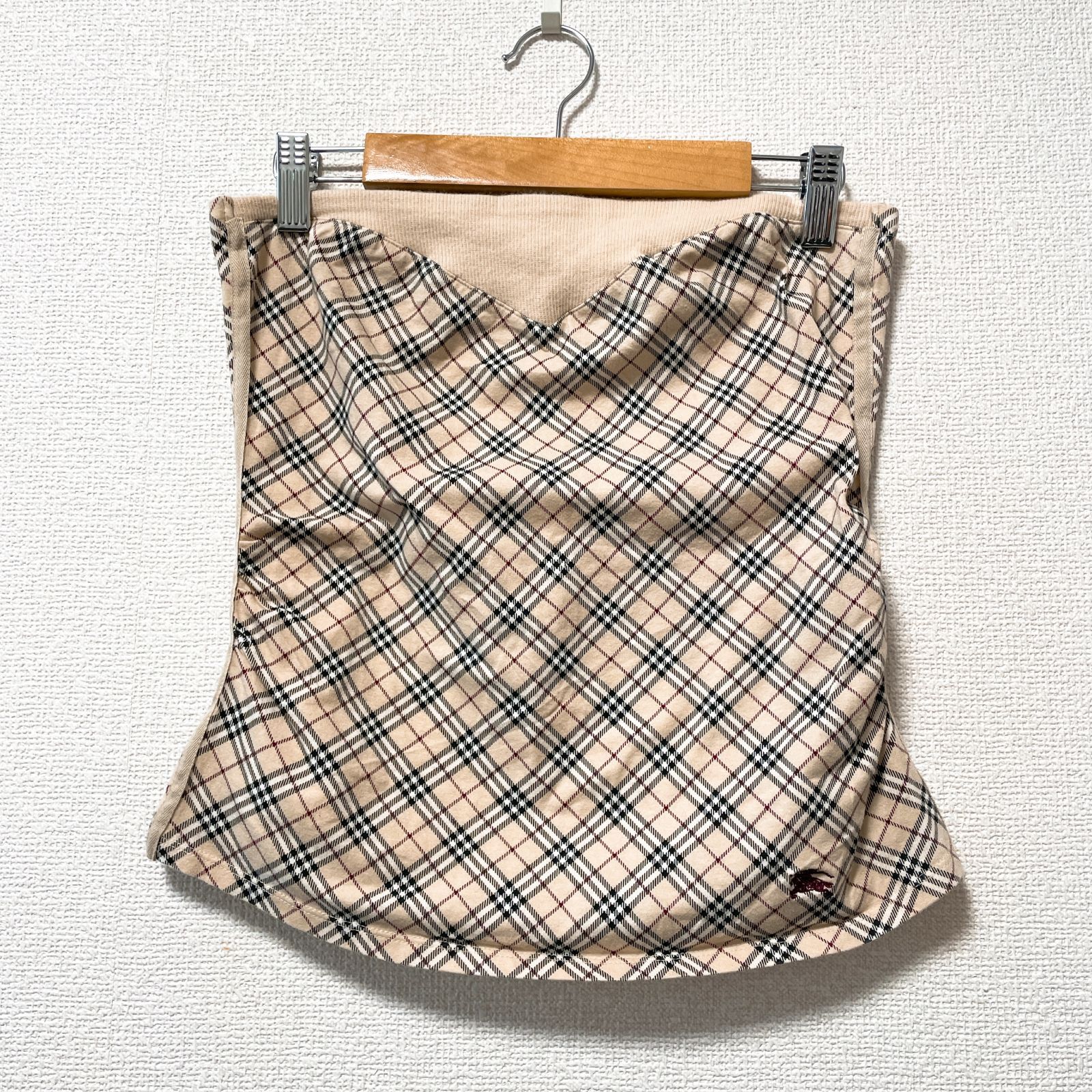BURBERRY BLUE LABEL バーバリーブルーレーベル チューブトップ ノバ 