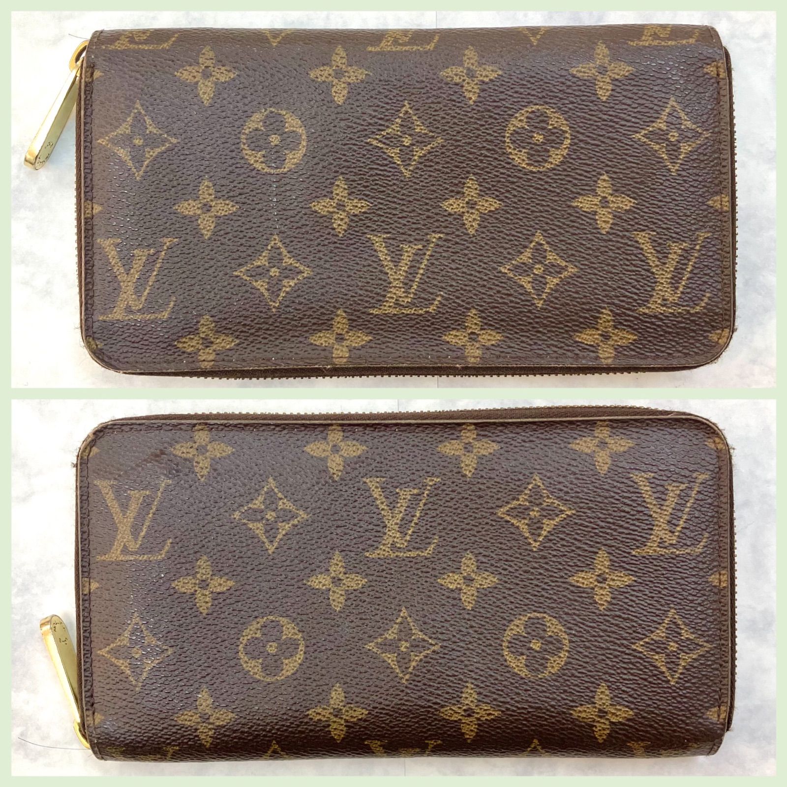 美品⭐️LOUIS VUITTON ルイ・ヴィトン】 ジッピー・ウォレット ローズ・バレリーヌ モノグラム 長財布 M41894  ブラウン&ライトピンク レディース ワンオーナーユーズド品 （AYA） 0241108019000MUC - メルカリ