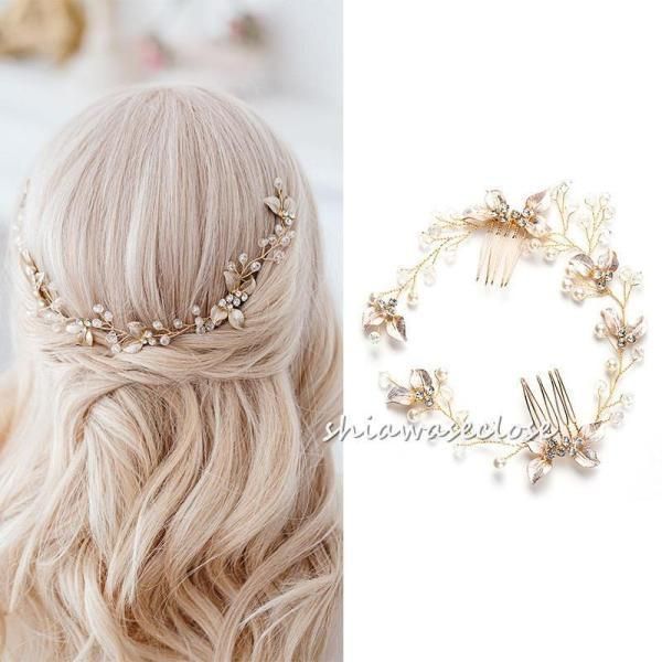ヘッドドレス ウェディング 髪飾り ブライダル ヘッドアクセサリー ヘアアクセサリー ティアラ ヘッドピース カチューシャ 二次会 発表会 誕生日
