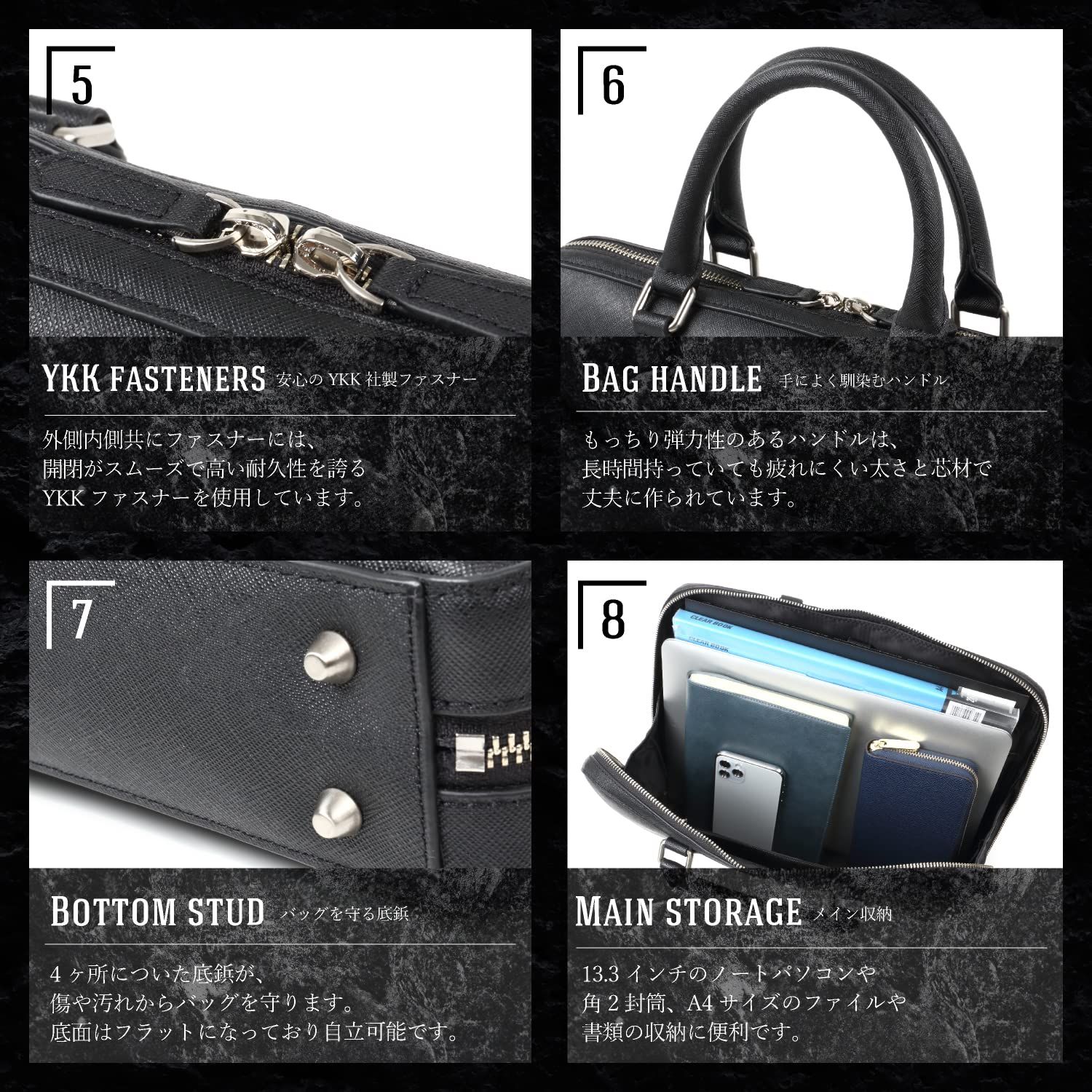 スリム ブランド 軽量 本革 a4 革 メンズ 自立 ブリーフケース ビジネスバッグ レディース 薄型 フロックス 小さめ レザー PHLOX 黒 ブラック NEXPOTALLINN_EU