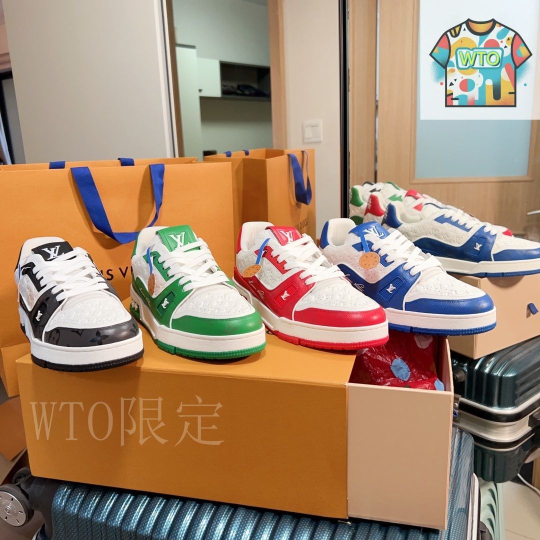 確かな品質。 Louis Vuitton LV Trainer スニーカー カジュアルシューズ04