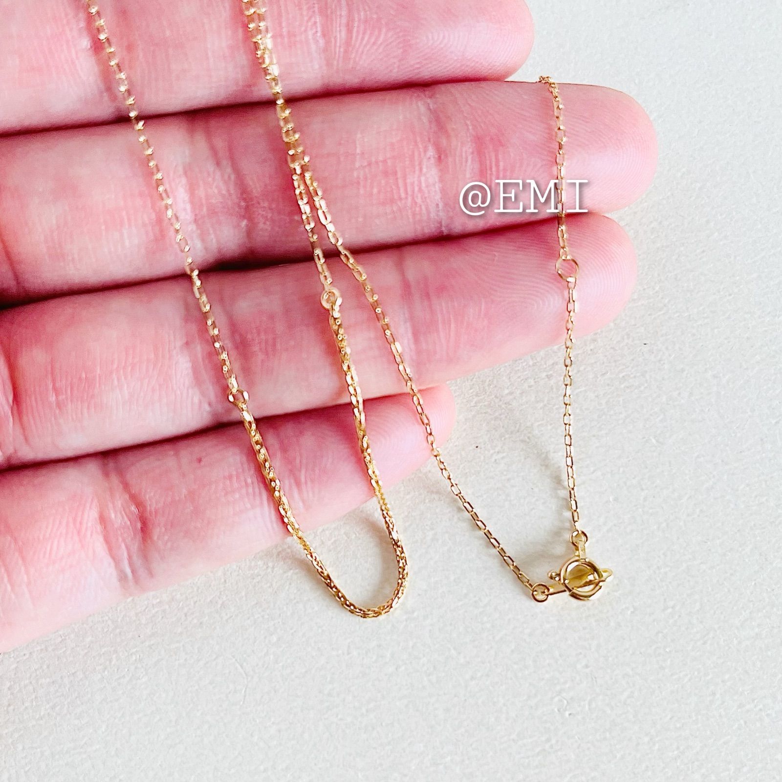 K18 イエローゴールド デザインネックレス（45cm） K18イエロー