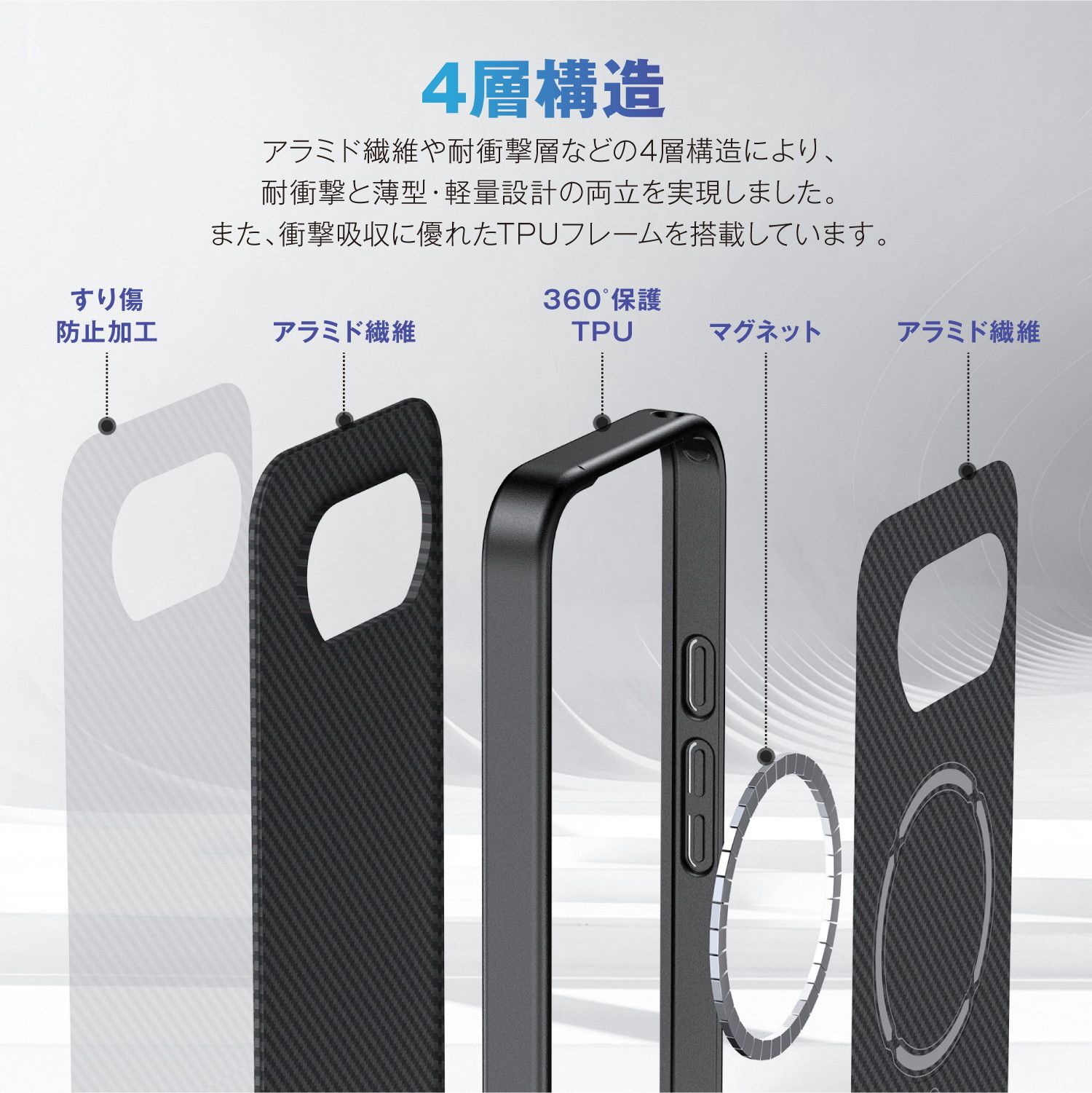 軽量 スマホケース