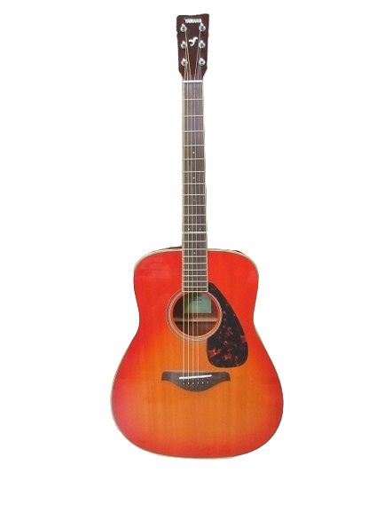 ヤマハ YAMAHA ギター 弦 チューナー ピック セット FG820 アコースティック ギター 6弦 楽器 無地 ブラウン系 QQQ