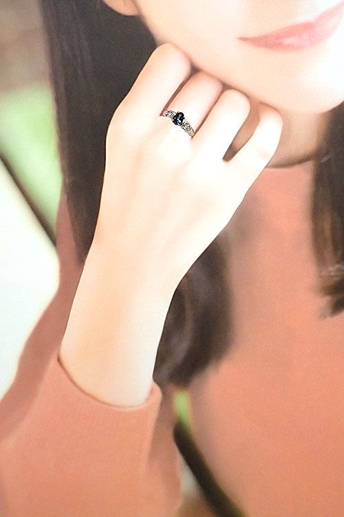 クレサンベール 京セラ アレキサンドライト リング ダイヤモンド Pt900  