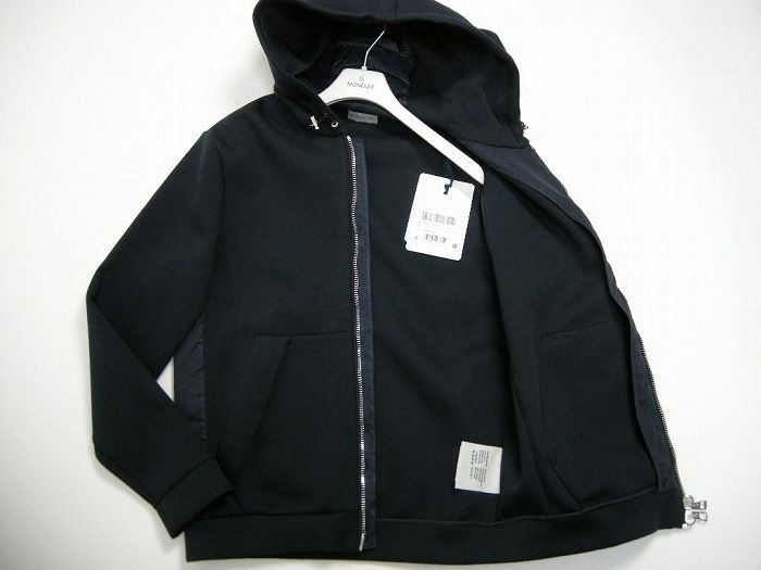 サイズS□新品□MONCLER スウェットダウンパーカー ダークネイビー メンズ - メルカリ