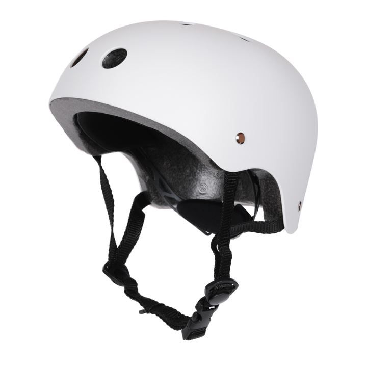 Michiko＆Kay 自転車 ヘルメット 子供 CE認証の中でも自転車用ヘルメット安全基準EN1078取得 小学生 男の子 スケートボード( 白，  S)