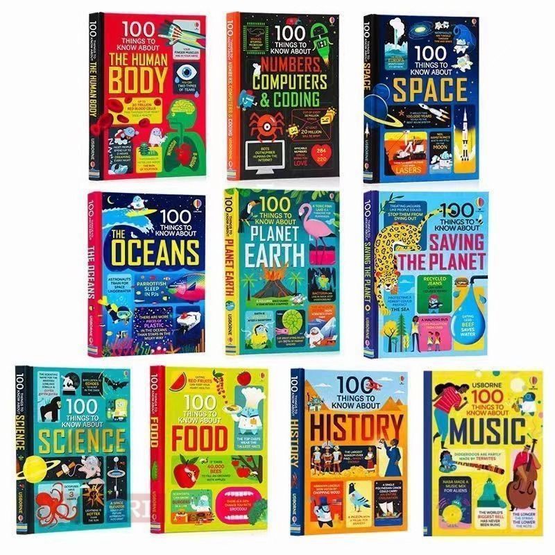 【新品未使用】100 things to know about ハードカバー　10冊　子供英語　英語入門　英語絵本　フルカラー#602