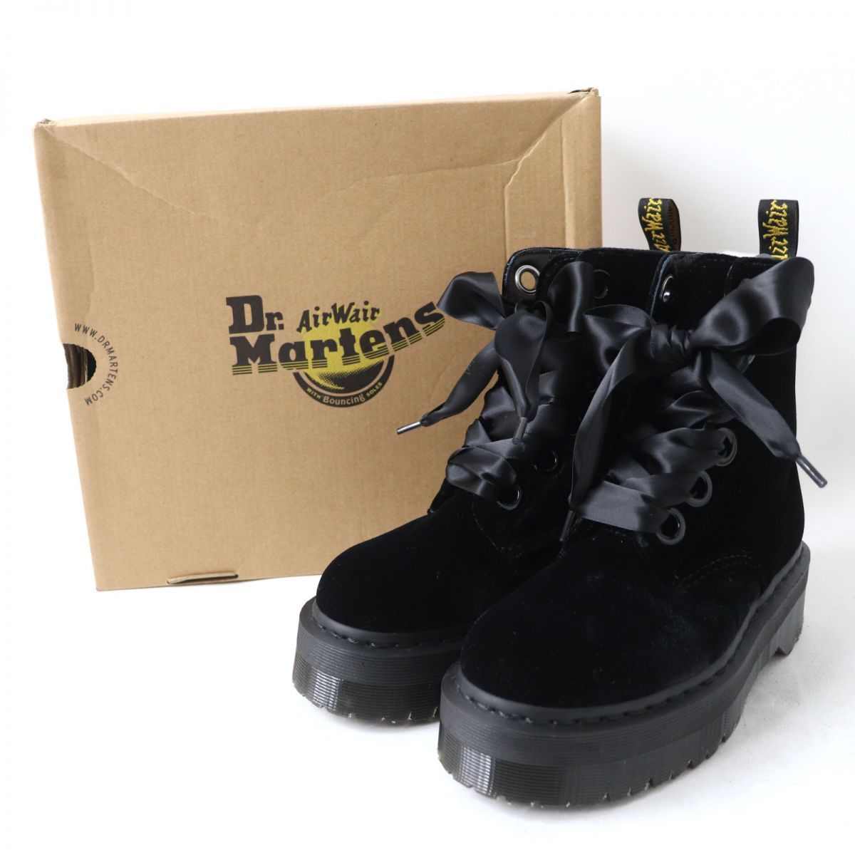 未使用品☆Dr.Martens ドクターマーチン MOLLY モリー 6ホール レース ...